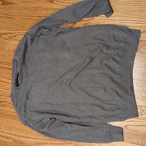 Grey All Saints Sweater with side slit